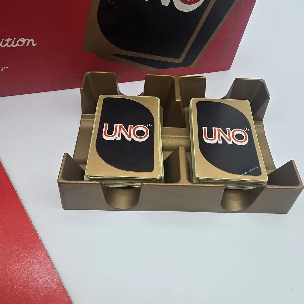 VTG 1982 UNO Collector's Edition‎ Red Briefcase Case IGI Complete New Score Card